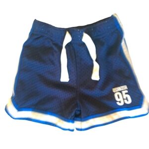 OshKosh B'gosh Blue and White Athletic Shorts with Drawstring